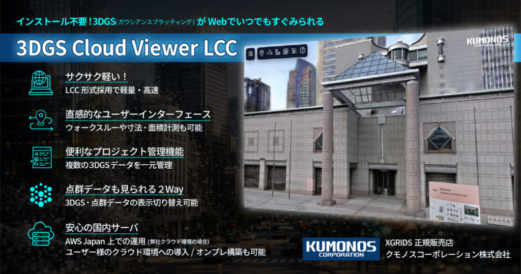 3DGS Cloud Viewer LCC